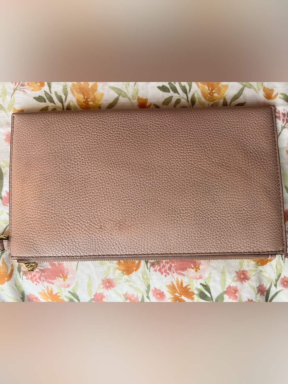 Michael Kors Dusty Rose Pebbled Leather Large Wristlet/Wallet | GUC | Fits Phone - Picture 3 of 14
